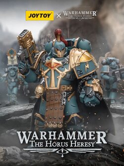 [สั่งจอง] Joytoy 1/18 : Warhammer : Sons Of Horus - JT7493 : Legion Praetor With Power Fist