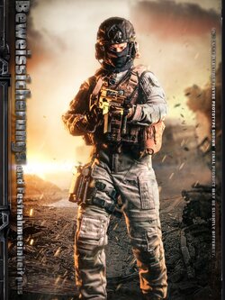 [สั่งจอง]KING'S TOY KT-8008 1/6 : BFE+ German Anti-Terrorist Police Special Action Commando