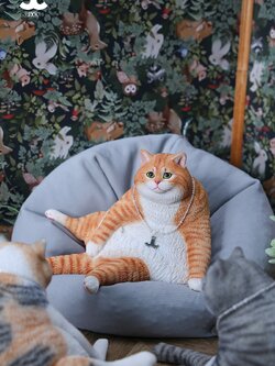 [สั่งจอง] JXK 1/6 : Tanking Cat Figurine