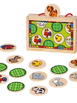 เหรียญจับคู่รูปสัตว์,ของเล่น,จับคู่,ของเล่นไม้,จับคู่รูปสัตว์,ของเล่นเสริมทักษะการเรียนรู้, ของเล่นเสริมพัฒนาการเด็กอนุบาล, สื่อการสอนปฐมวัย, พร้อมส่ง