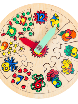 นาฬิกาฉลุ, ของเล่นเสริมพัฒนาการ, ของเล่นเด็กอนุบาล, สื่อการสอนเด็กอนุบาล