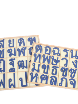 อักษรเคลื่อนที่ พยัญชนะไทย , ของเล่นไม้, ของเล่นเสริมพัฒนาการ, ของเล่นเด็ก, สื่อการสอน,มอนเตสซอรี่ ,montessori, สื่อการสอนประถม
