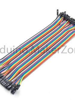 Jump Wire 40x20cm Female to Female สายจั๊ม 40 เส้น ยาว 20 ซม. เมีย-เมีย