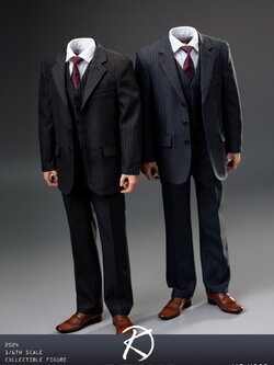 [สั่งจอง] Kento Studio 1/6 : Striped Waistcoat Suit