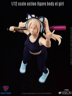 [สั่งจอง]CRAZY FIGURE LT004 1/12 : girl body (Reissue)