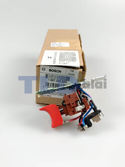 สวิทซ์ (แท้) ไขควงสว่านไร้สาย Bosch บอช รุ่น GDR 10,8-Li // รหัสเครื่อง 3 601 JA6 9B0, 3 601 JA6 950 (16072335DD) (อะไหล่แท้100%)