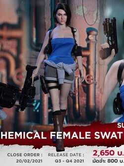 [สั่งจอง]SUPER DUCK C026 1/6 : Biochemical Female SWAT Clothing Accessory Bag