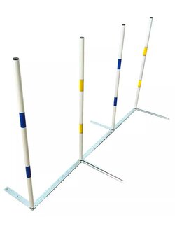 แท่งซิกแซกหรรษา เครื่องเล่นสนามสุนัข, ฝึกสุนัข ,อุปกรณ์เสริมน้องหมา dog playground