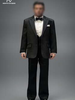 [พร้อมส่ง] Kento Studio 1/6 : Suit Set with body - KS-K009 : Banquet Suit se
