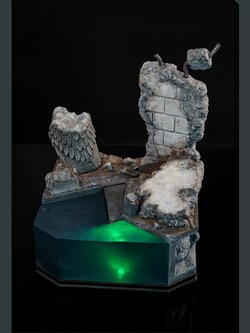 [สั่งจอง] mOjingToys Module series L006 1/6 : BVS Kryptonite Ruins DIORAMA BASE