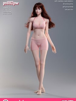 [สั่งจอง]Puzzletoys 1/6 : Female Body Pinkish White Skin Tone [Reissue]