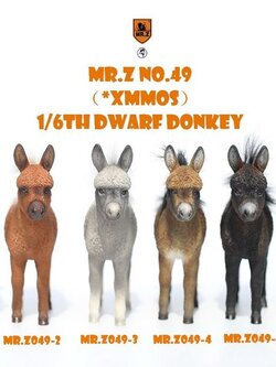 [สั่งจอง] Mr.Z MRZ049 Animal Model No.49: 1/6th Dwarf Donkey