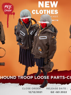 [สั่งจอง]i8TOYS 1/6 : Serene Hound Troop Loose parts-Combat Jacket