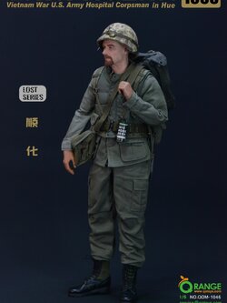[สั่งจอง] QORANGE QOTOYS QOM-1046 1/6 : Vietnam War U.S. Army Hospital Corpsman in Hue 1968