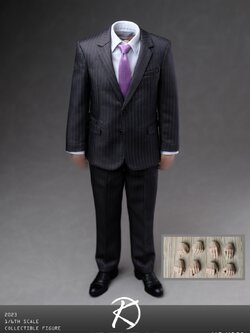 [สั่งจอง] Kento Studio K001 1/6 : Men's Suit Set with body