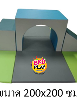 อุโมงค์นุ่มนิ่มพร้อมเบาะรองคลาน, บันไดนุ่มนุิ่ม,อุโมงค์, เบาะนุ่มนิ่ม หนัง soft play, indoor playground ของเล่นเสริมพัฒนาการ