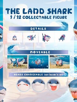 [สั่งจอง]L&M customs / force.carft 1/12 : The land shark (moverable)