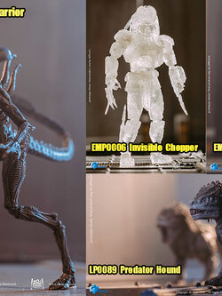 [สั่งจอง]Hiya 1/18 : Alien / Ripley/ Chopper/ Hound