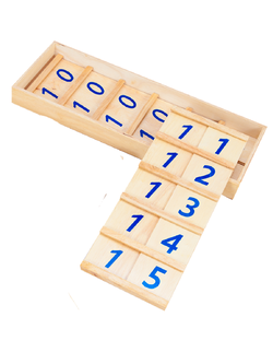 กระดานหลัก เลข 11-19 ของเล่นไม้, ของเล่นเสริมพัฒนาการ, ของเล่นเด็กอนุบาล, สื่อการสอนเด็กอนุบาล,มอนเตสซอรี่ ,montessori, สื่อการสอนประถม