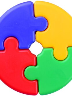 วงกลมพาเพลิน 56 ชิ้น ตัวต่อวงกลม ,ตัวต่อ , ส่งเสริมการเรียนรู้ ,ของเล่นเสริมพัฒนาการ,ของเล่น , สื่อการสอน ,เสริมจินตนาการ