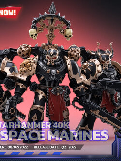 [สั่งจอง]JOYTOY 1/18 : Warhammer Chaos Space Marines Black Legion