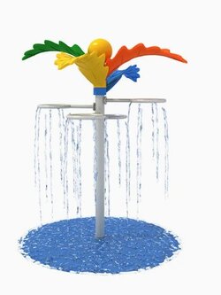 เครื่องเล่นสวนน้ำ ชุด เสาไวน์วงแหวน 4 แฉก ,ปืนฉีดน้ำสวนน้ำ,เครื่องเล่นสวนสนุก, เครื่องเล่นสนามกลางแจ้ง, ของเล่นสนาม ของเล่น ราคาโรงงาน สั่งนำเข้า 30-45 วัน