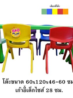 ชุดโต๊ะประถมพร้อมเก้าอี้ 6 ตัว โต๊ะสี่เหลี่ยมผืนผ้าขาพลาสติก พร้อมส่ง โต๊ะนักเรียน โต๊ะเขียนหนังสือ โต๊ะทานข้าว โต๊ะกิจกรรมพร้อมเก้าอี้เด็ก โต๊ะพลาสติก