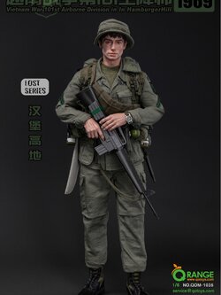 [สั่งจอง] QORANGE QOTOYS QOM-1035 1/6 : Vietnam War 101st Airborne Division in Hamburger Hill 1969