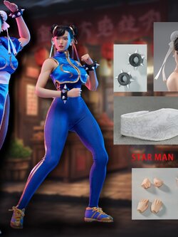 [สั่งจอง]STAR MAN MS-008 1/6 ：Female fighter Chun-li