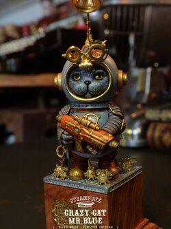 [สั่งจอง]STEAMARTS : CRAZY CAT MR.BLUE [Grey/Blue version]