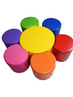 โซฟาดอกไม้ 7 ชิ้น เบาะนุ่มนิ่ม Kids Zone พร้อมส่ง