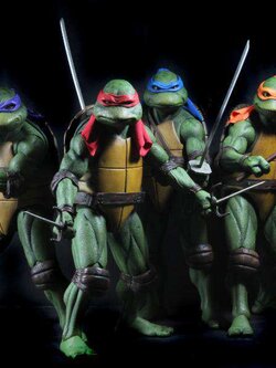 [พร้อมส่ง] Neca : Ninja Turtles 1/4 Scale (16.5นิ้ว) SET4 ตัว
