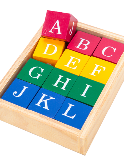 ก้อนบล็อก เอบี, ของเล่นไม้, ของเล่นเสริมพัฒนาการ, ของเล่นเด็กอนุบาล, สื่อการสอนเด็กอนุบาล