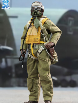 [สั่งจอง]DID XA80032 1/12 : Palm Hero Series - WWII U.S. Army Air Force Pilot - Captain Rafe