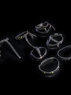 [พร้อมส่ง] Fourhorsemen : MYTHIC LEGIONS: ALL STARS 6 15 - Belts Pack (Black)