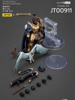 [พร้อมส่ง] "Joy toy 1/18 : AGE OF SIGMAR - Stormcast Eternals The Blacktalons JT00911 : Shakana Goldenblade"