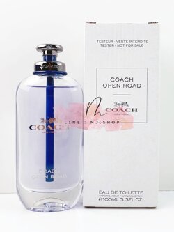 Open Road EDT 100ml กล่องเทส น้ำหอมผู้ชาย แบรนด์แฟชั่นหรูสัญชาติอเมริกัน กลิ่นที่สดชื่นและเผ็ดร้อน