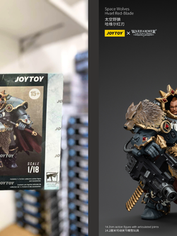 [พร้อมส่ง] "Joytoy 1/18 : Space Wolves JT00140 : Hvarl Red-Blade"