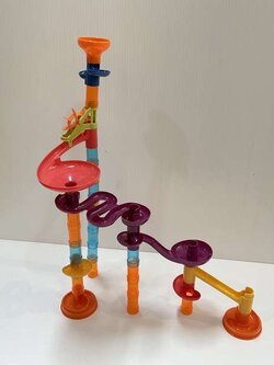 ชุดตัวต่อท่อรางลูกบอลหรรษา ในชุดมี 91 ชิ้นส่งเสริมทักษะ STEM ของเล่นเสริมพัฒนาการ, ของเล่นเด็กอนุบาล, สื่อการสอนเด็กอนุบาล