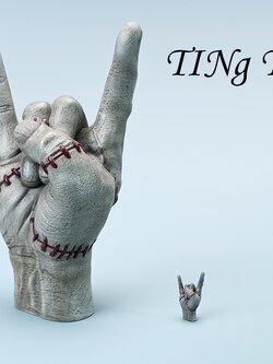 [สั่งจอง] Leeho SZ2403 : Resin Prank Props Wednesday Partner: Thing