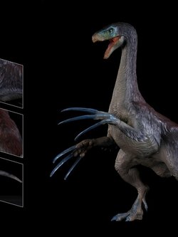 [พร้อมส่ง]Nanmu Studio Jurassic Series Claw Spike Dinosaur Statue - 172251 : Original color version