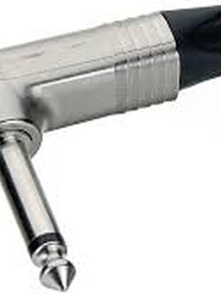 Neutrik Neutrik NP2RX Phone Plug 1/4”(6.35mm) Mono Right Angle Nickel Shell NP2RX