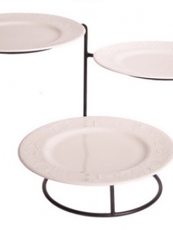 ชั้นโชว์อาหารแบบต่างระดับ