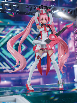 [พร้อมส่ง] Soskill 1/12 : Miku Cherry Blossom (โมเดลคิทต้องนำไปประกอบ)