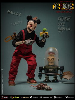 [พร้อมส่ง] AXYTOYS 12 BONES 1/12 - AXY12B-001A (หนูแดง)