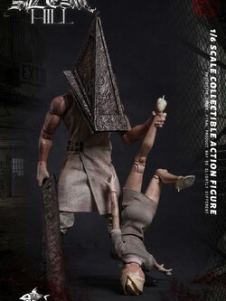 [พร้อมส่ง] FISH BONETOYS 1/6 : Silent Hill- FB-Z017 : Pyramid Head and Nurse