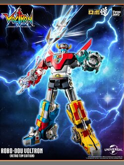 [สั่งจอง]Threezero 3Z09470W0 : ROBO-DOU Voltron (Retro Toy Edition)