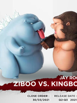 [สั่งจอง]Jay Rock x Toystrike POP JAY Arts : Ziboo vs. Kingboo Battle Resin Statue