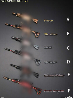 [สั่งจอง] Easy&Simple 06037 1/6 : Doom's Day Kit Weapon Set VI