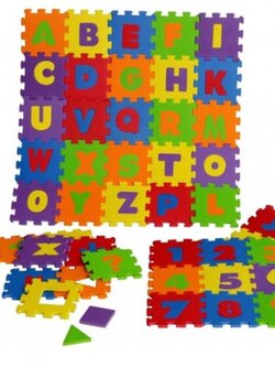 ชุดอีวีเอ จิ๊กซอว์ A-Z 44 ชิ้น ของเล่นเสริมพัฒนาการ, ของเล่นเด็กอนุบาล, สื่อการสอนเด็กอนุบาล